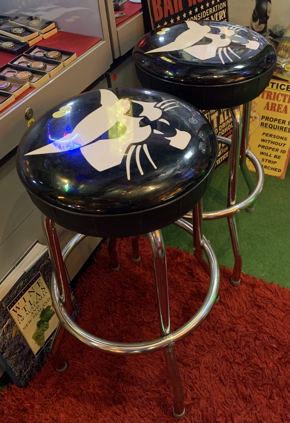 Big cat bar stools