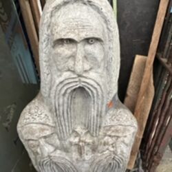 Concrete Wizard statue