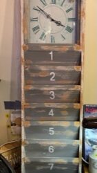 Wooden Letter Holder / Clock