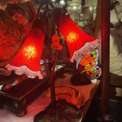 Red Lily lamp