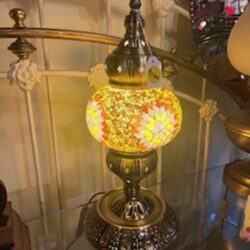 Yellow Turkish lamp