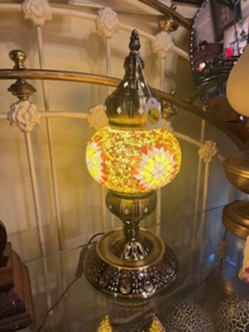 Yellow Turkish lamp