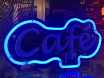 Cafe neon sign