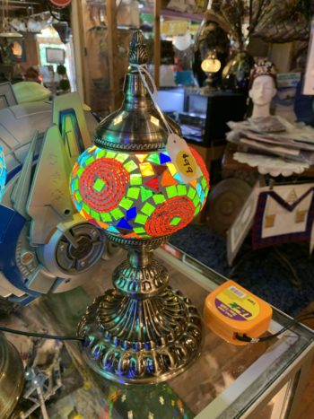 Turkish lamp multi coloured