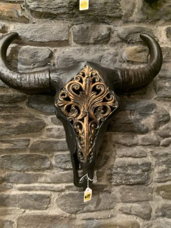 Decorative Bull skull : black