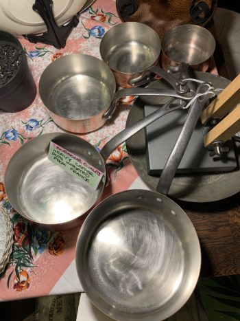 Copper Saucepans / pots