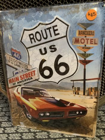 Route 66 garage sign
