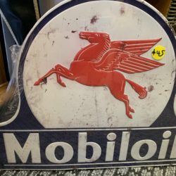 Mobil Oil garage sign