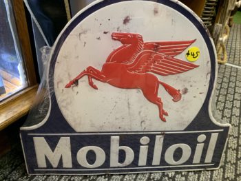 Mobil Oil garage sign