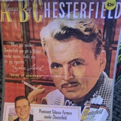 Chesterfield Cigarettes- vintage advertisement