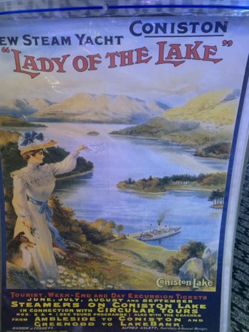 Lady of the Lake - vintage advertisement poster print