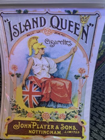 Vintage poster - Island Queen cigarettes
