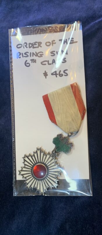 Japanese Medal - Order of the rising sun
